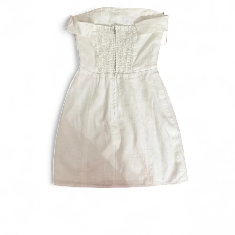 Reformation Madilyn Strapless Linen Dress - Picture 4 of 7